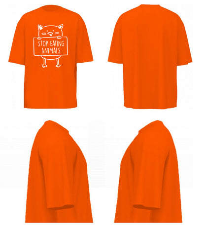 Stop Eating Animals (Orange)