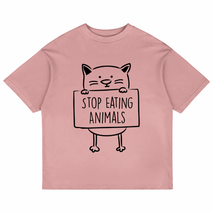 Stop Eating Animals (Pastel Pink)