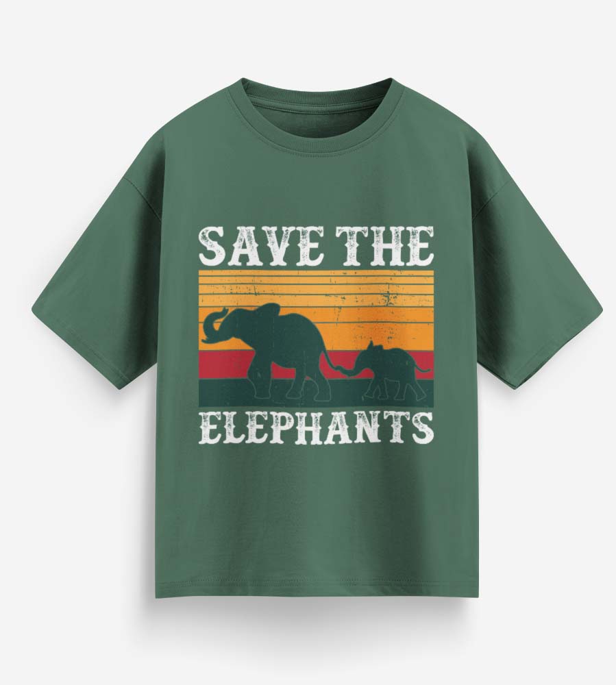 Save The Elephants (Forest Green)
