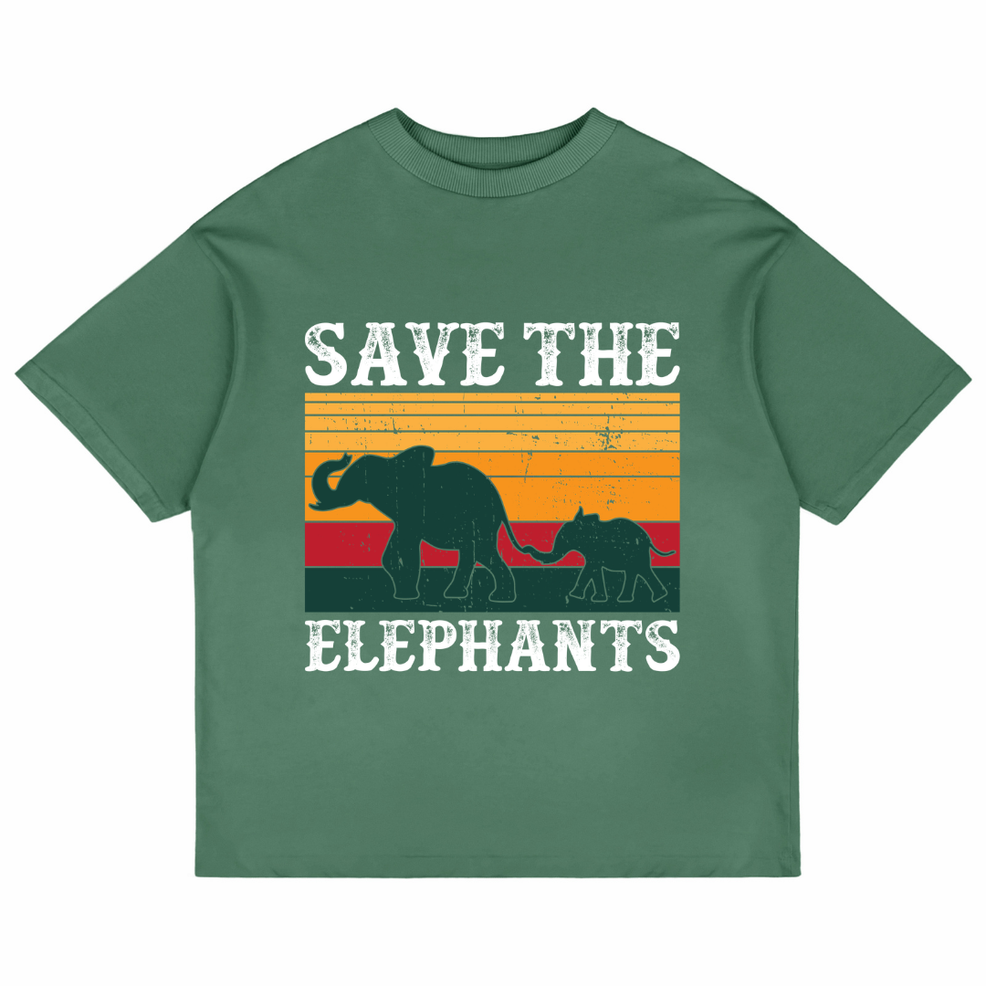 Save The Elephants (Forest Green)