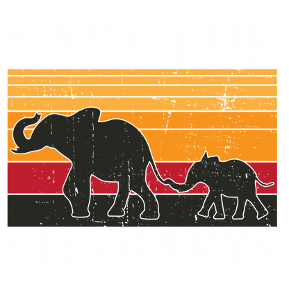 Save The Elephants (Olive Green)
