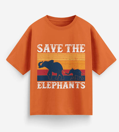 Save The Elephants (Orange)