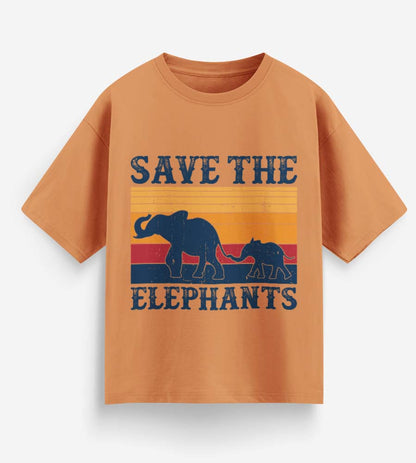 Save The Elephants (Peach)