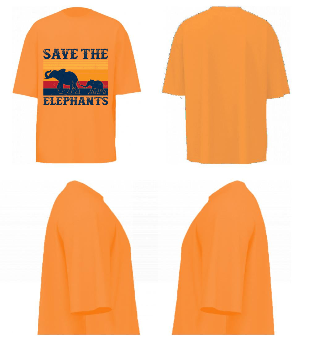 Save The Elephants (Peach)