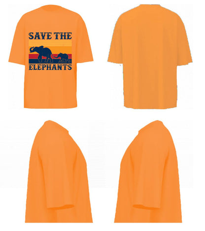 Save The Elephants (Peach)