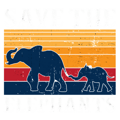 Save The Elephants (Black)
