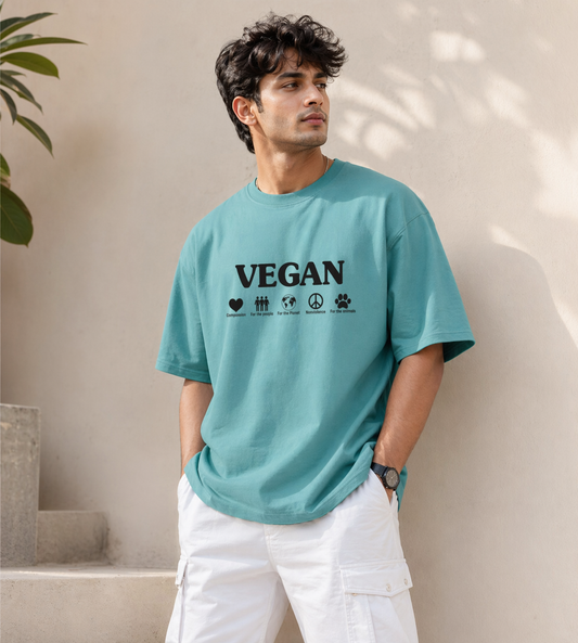 Vegan (Dusty Turquoise)
