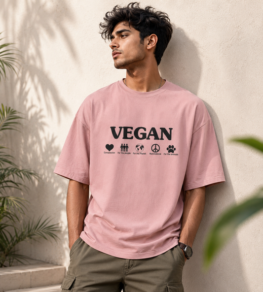 Vegan (Pastel Pink)
