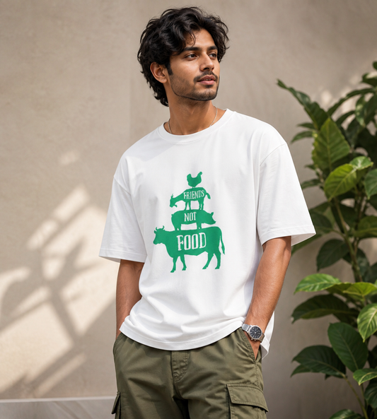 Friends Not Food (White)