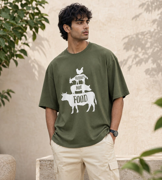 Friends Not Food (Olive Green)