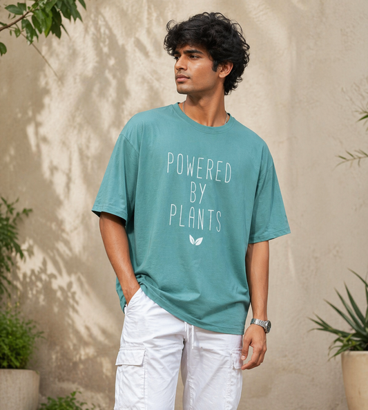 Powered By Plants (Dusty Turquoise)