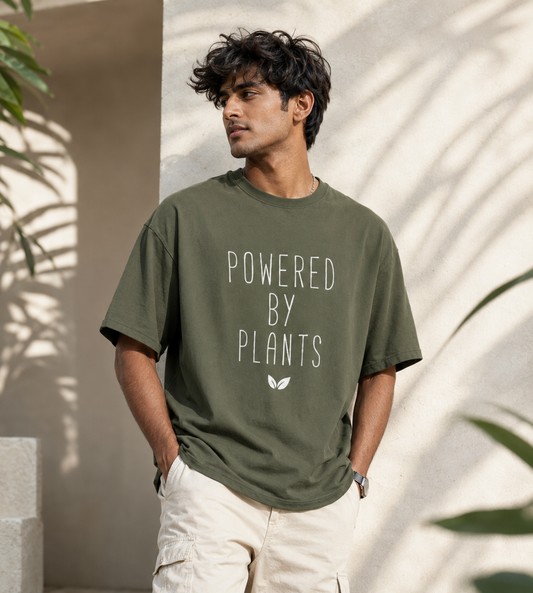 Powered By Plants (Olive Green)