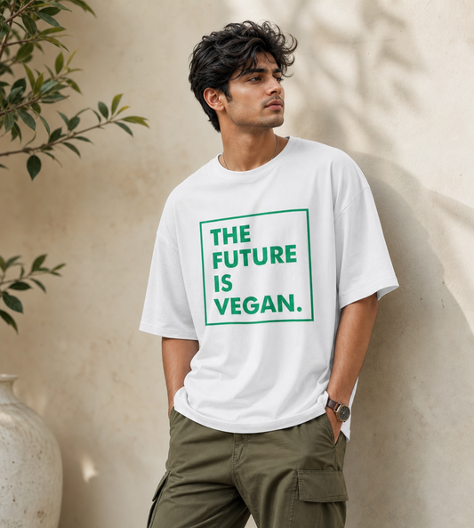 The Future Is Vegan (White)