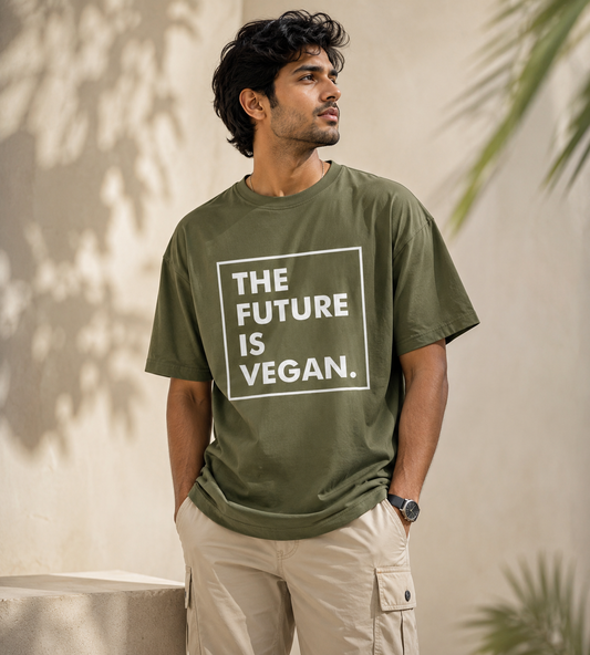 The future is Vegan (Olive Green)