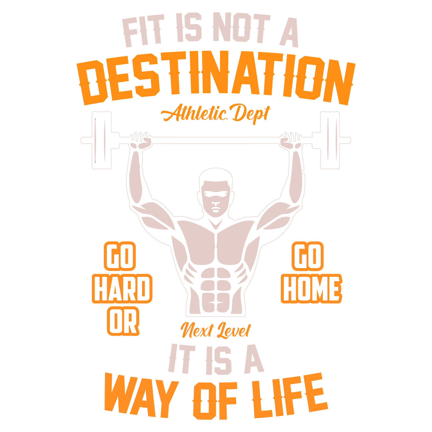 Fit Is Not A Destination (Black)
