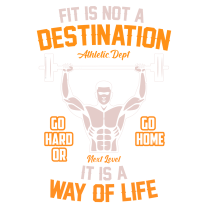 Fit Is Not A Destination (Black)