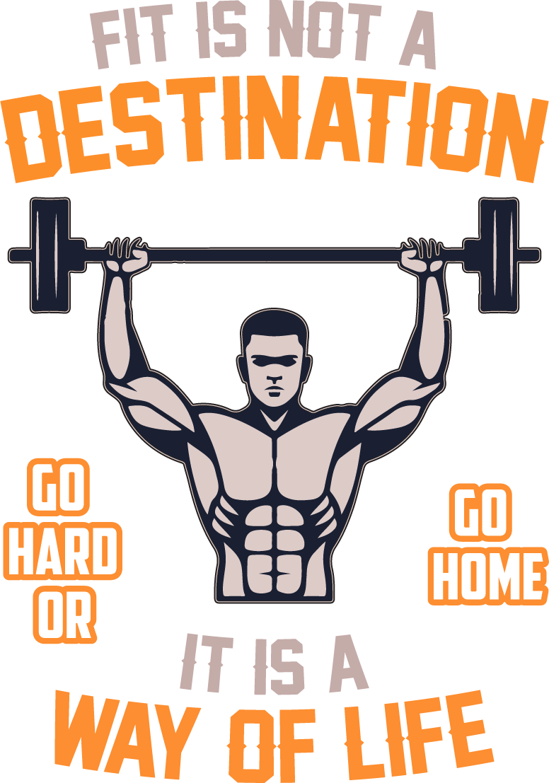 Fit Is Not A Destination (White)