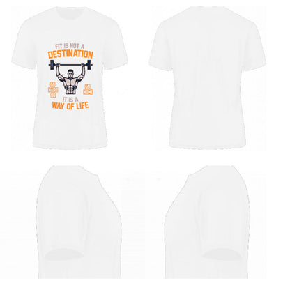 Fit Is Not A Destination (White)