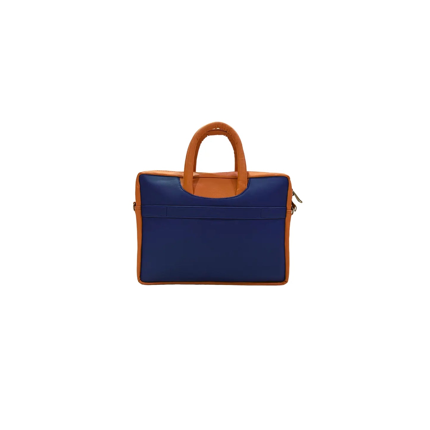 Tan & Blue 14" Laptop Bag