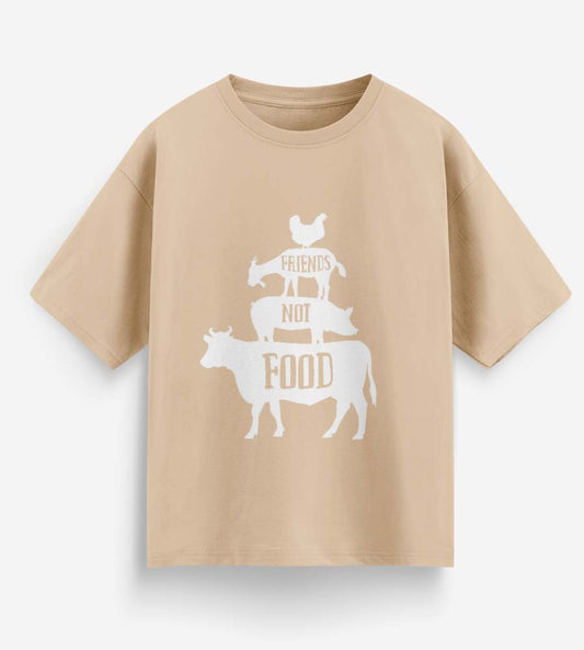 Friends Not Food (Beige)