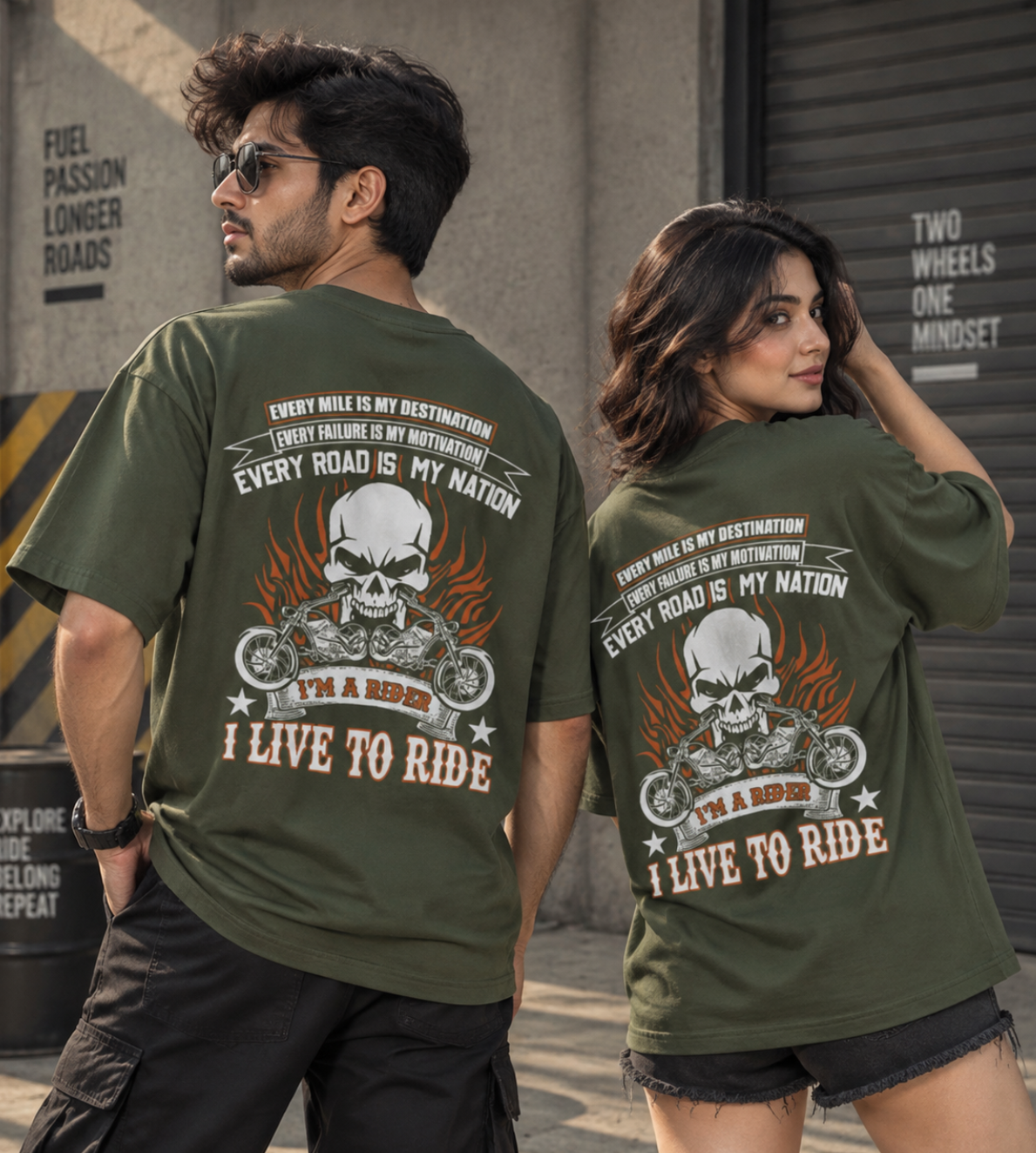 I'm A Rider (Olive Green)