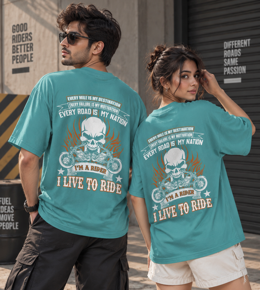 I'm A Rider (Dusty Turquoise)