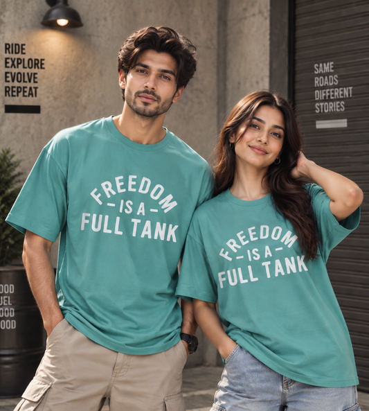 Freedom Is A Full Tank (Dusty Turquoise)