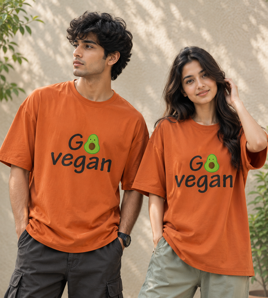 Go Vegan (Orange)