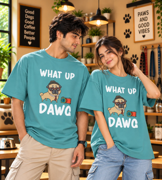 What Up Dawg (Dusty Turquoise)