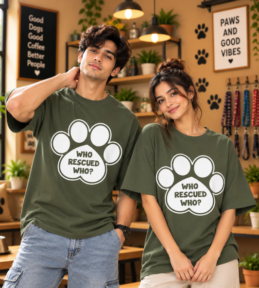 Who Rescued Who (Olive Green)