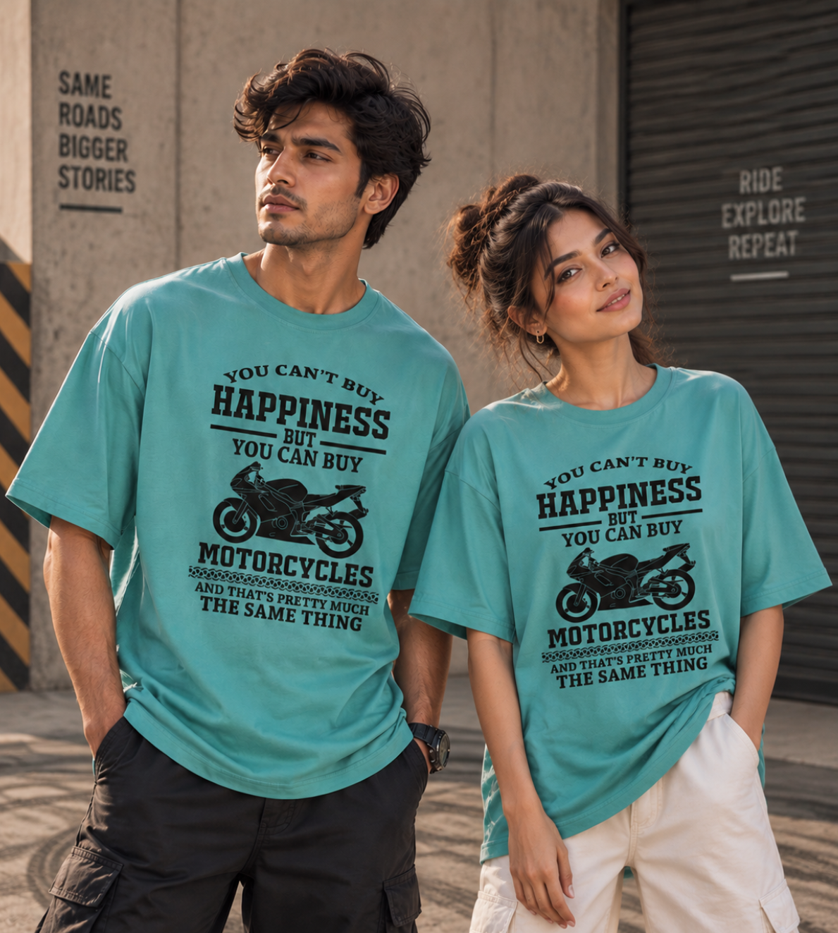 You Can't Buy Happiness (Dusty Turquoise)