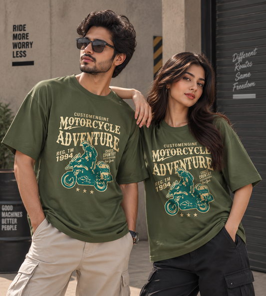 Motorcycle Adventure (Olive Green)