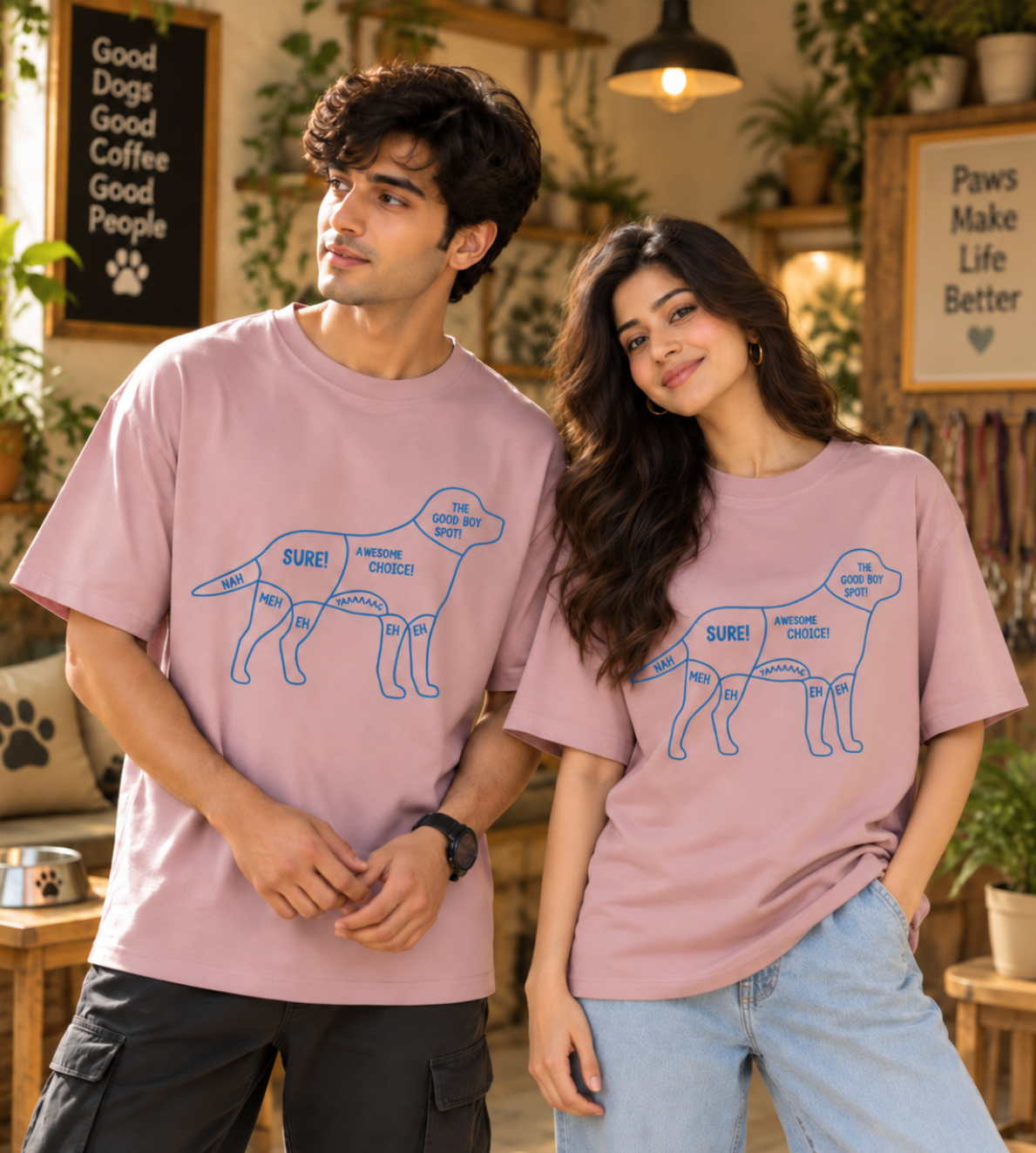 Dog Touch (Pastel Pink)