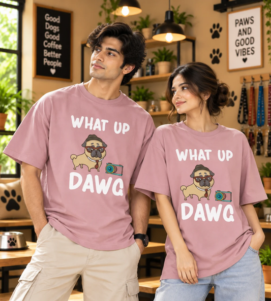 What Up Dawg (Pastel Pink)