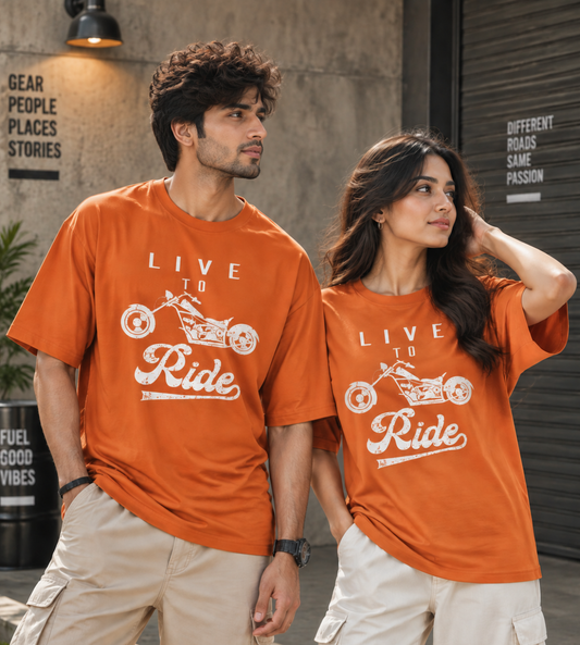 Live To Ride (Orange)