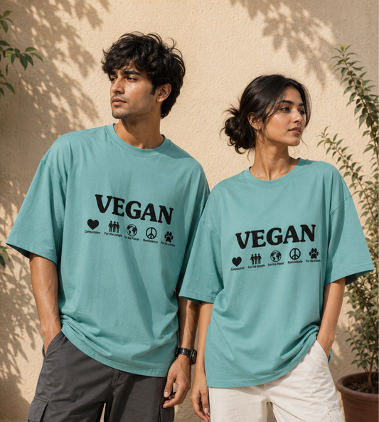Vegan (Dusty Turquoise)