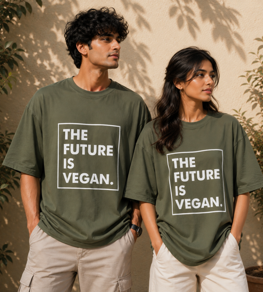 The future is Vegan (Olive Green)