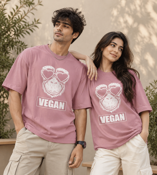 Vegan Monkey (Pastel Pink)