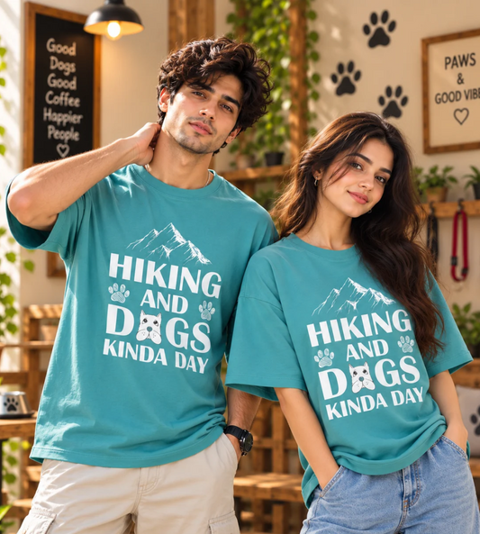 Hiking And Dogs Kinda Day (Dusty Turquoise)