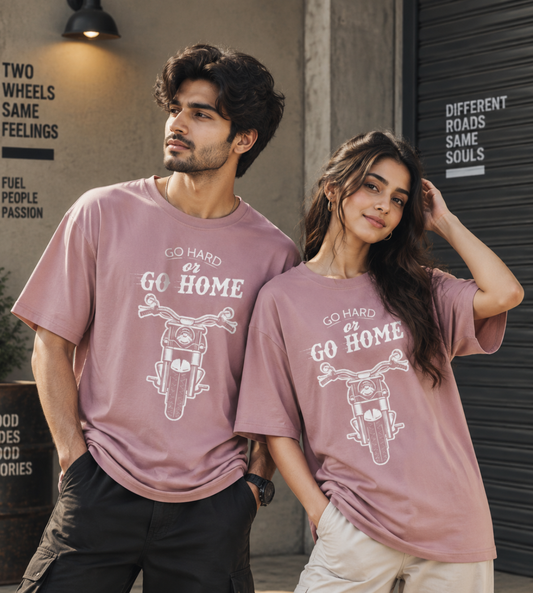 Go Hard Or Go Home (Pastel Pink)