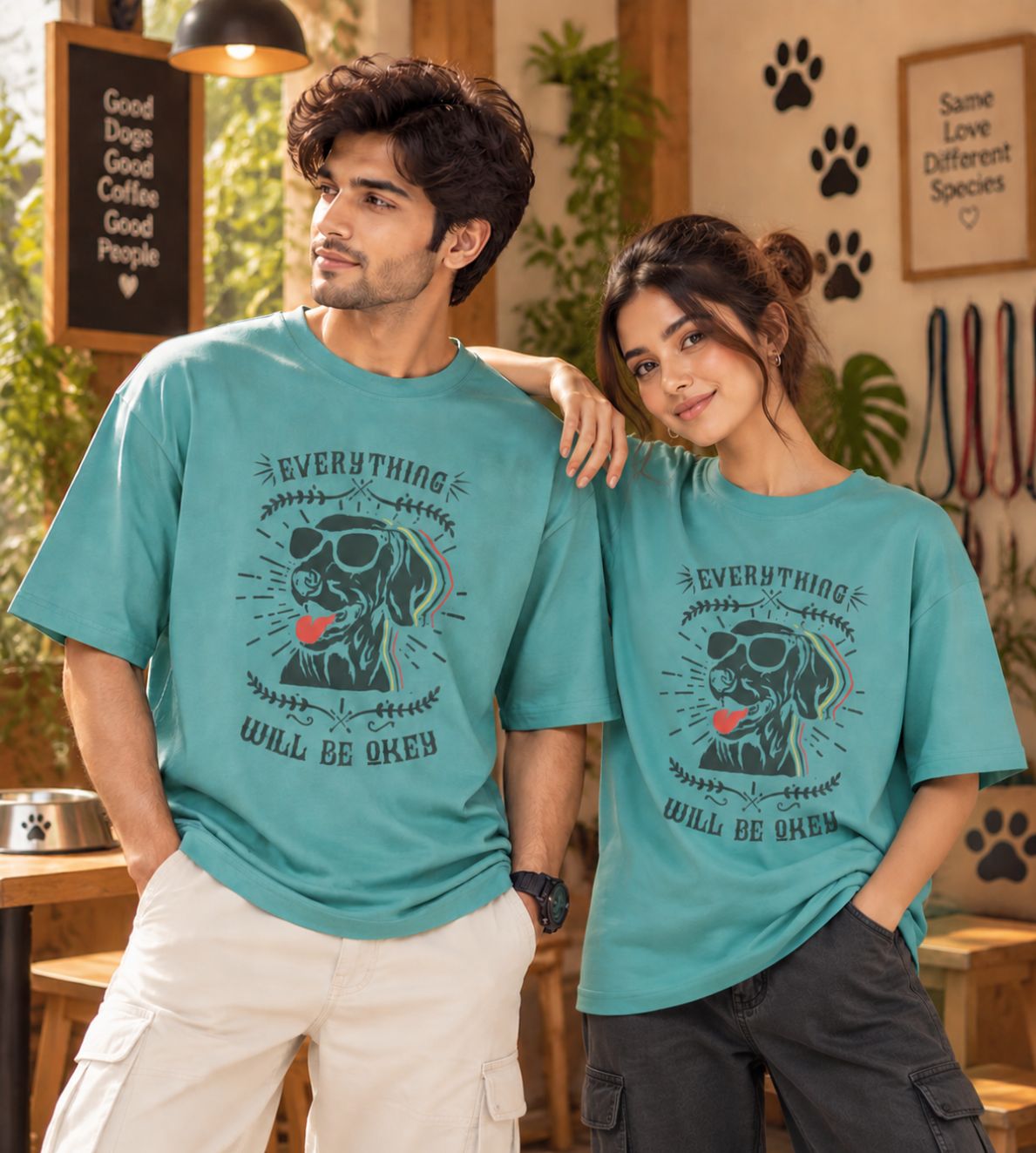 Everything Will Be Okay (Dusty Turquoise)