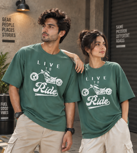 Live To Ride (Forest Green)