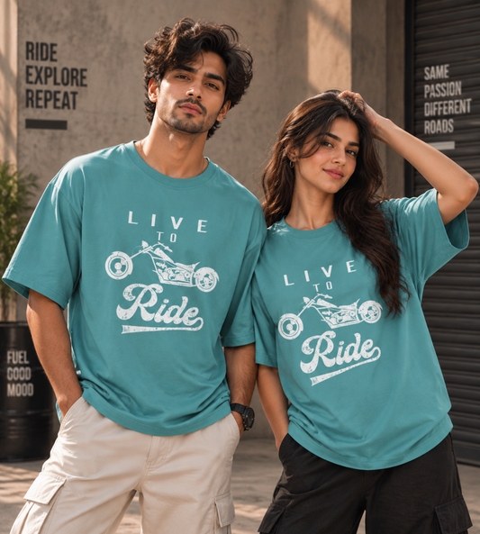 Live To Ride (Dusty Turquoise)