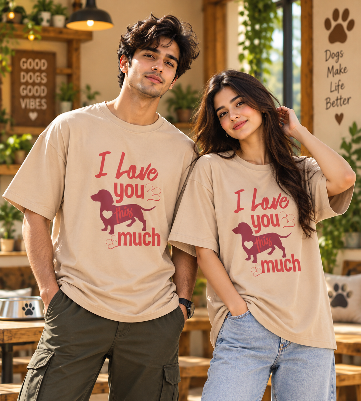 I Love You This Much (Beige)