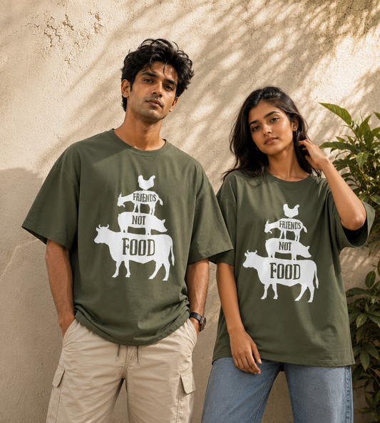 Friends Not Food (Olive Green)
