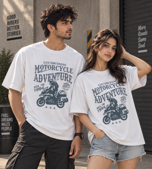 Motorcycle Adventure (White)