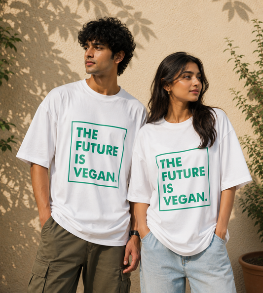 The Future Is Vegan (White)