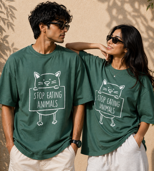 Stop Eating Animals (Forest Green)