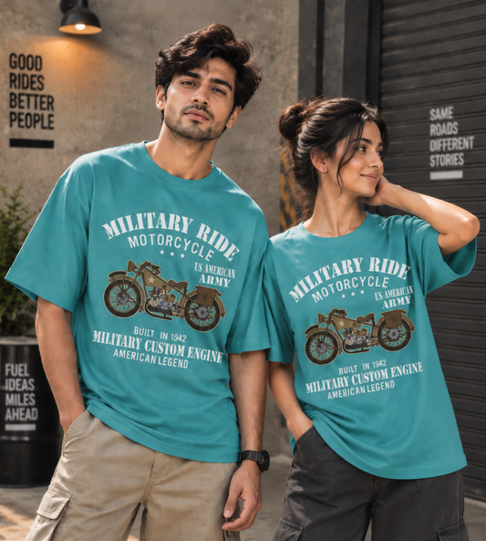 Military Ride (Dusty Turquoise)