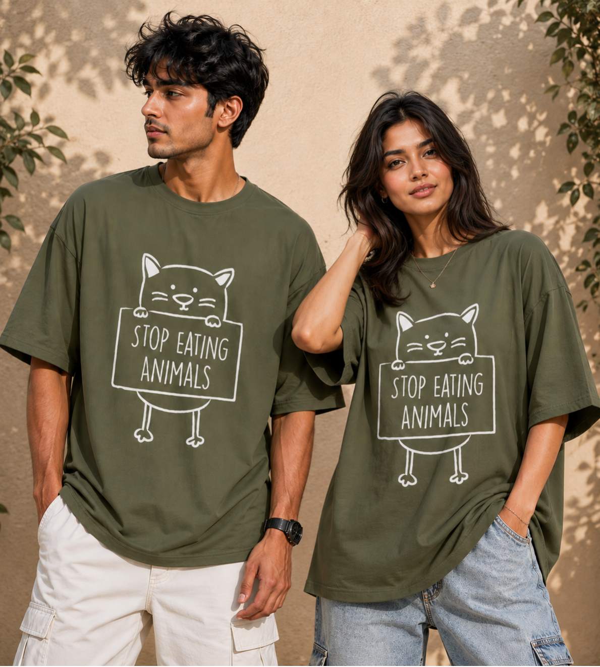 Stop Eating Animals (Olive Green)